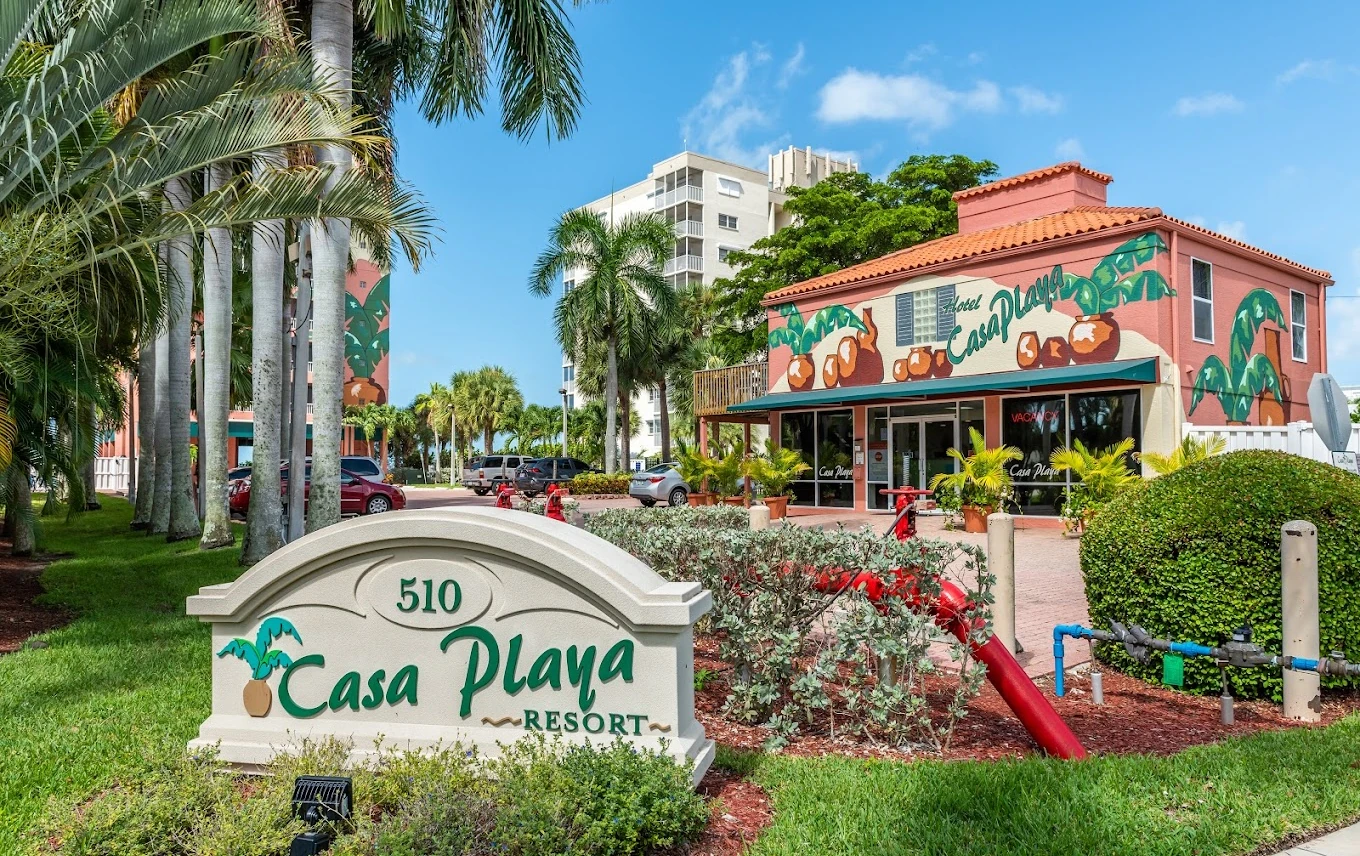 casa playa resort entrance